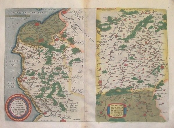 Caletensium et Bononiensium ditionis accurata delineatio. Veromanduorum eorumque confinium exactissima …