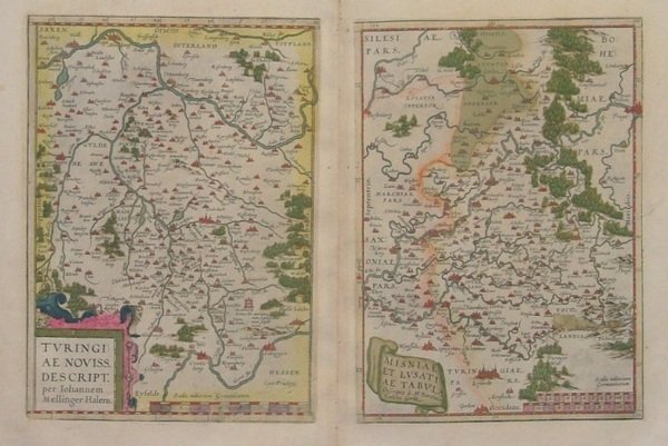 Turingiae noviss. descript. per Iohannem Mellinger Halens. Misniae et Lusatiae …