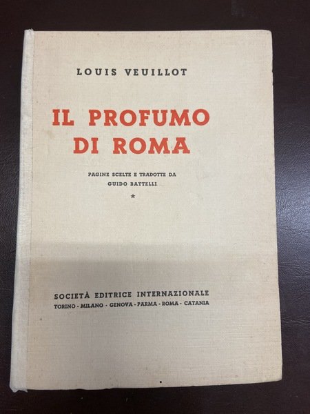Il profumo di Roma.