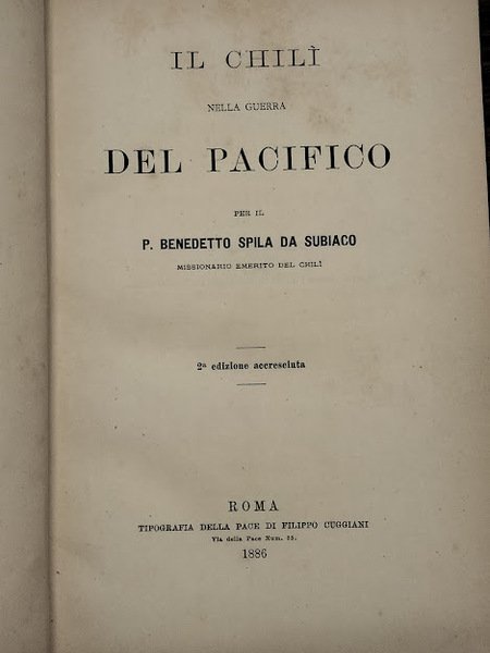 Il Chilì nella guerra del Pacifico.