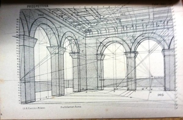 Corso elementare di DISEGNO GEOMETRICO prospettiva pratica parte terza 3° …