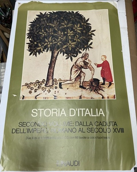 Locandina Storia D'Italia secondo volume: dalla caduta dell'Impero Romano al …