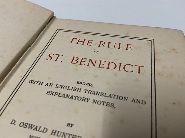 The Rule of St.Benedict edited with an english translation snd …