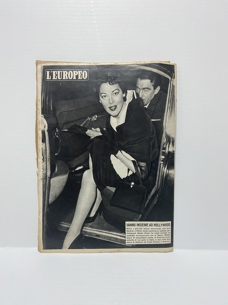 Rivista l'Europeo maggio 1957 In quarta di copertina Ava Gardner …