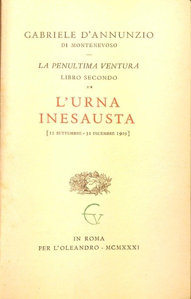 La penultima ventura.