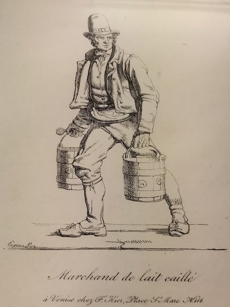 COSTUME VENITIEN, MARCHAND DE LAIT CAILLE | Immagine Gallery 3