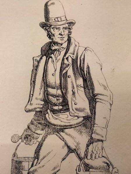 COSTUME VENITIEN, MARCHAND DE LAIT CAILLE | Immagine Gallery 2