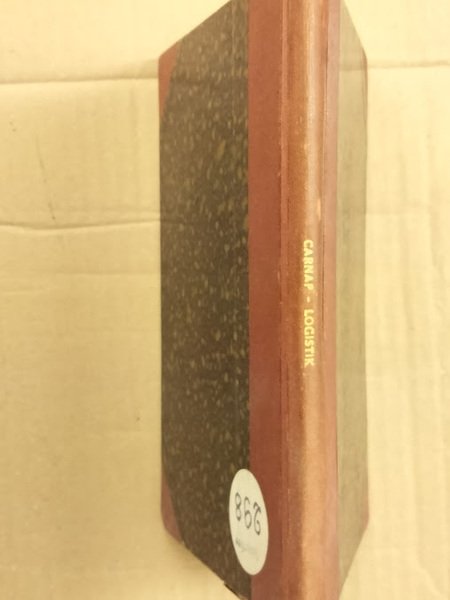 Abriss der Logistik mit besonderer Berücksichtigung der Relationstheorie und ihrer …