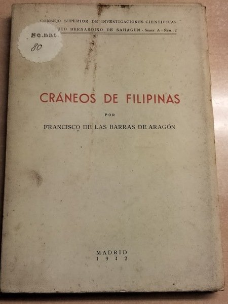Craneos de Filipinas.