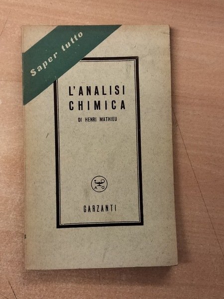 Analisi chimica.