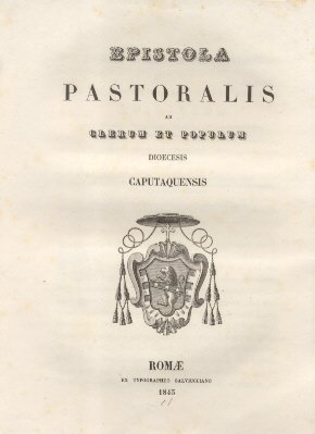 Epistola Pastoralis ad Clerum, et Populum Caputaquensis.