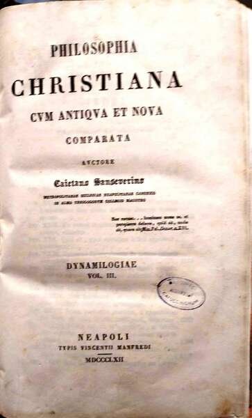 Philosophia Christiana cum antiqua et nova comparata.