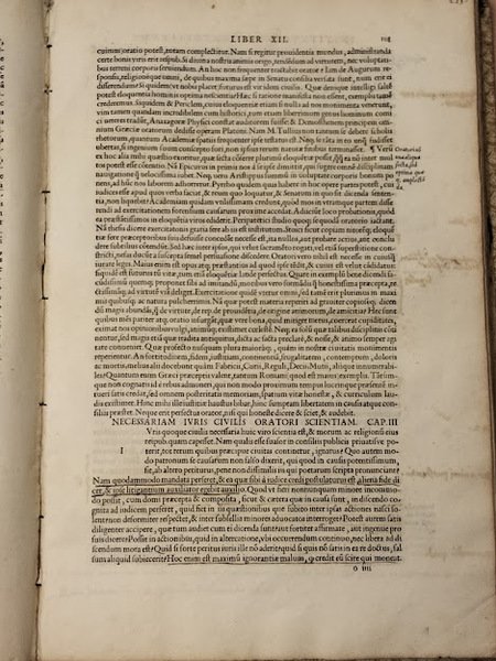 Oratoriarum institutionum libri XII. Castigati ad fide optimorum exemplariu, & …
