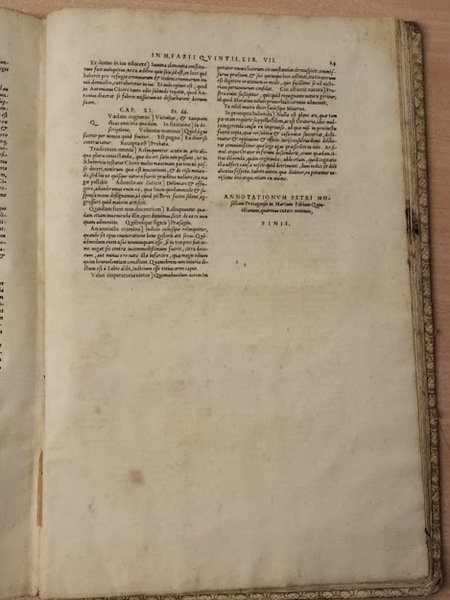 Oratoriarum institutionum libri XII. Castigati ad fide optimorum exemplariu, & …