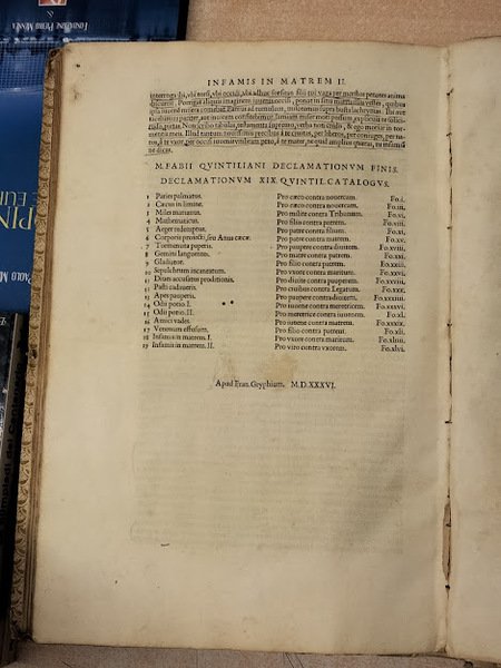 Oratoriarum institutionum libri XII. Castigati ad fide optimorum exemplariu, & …