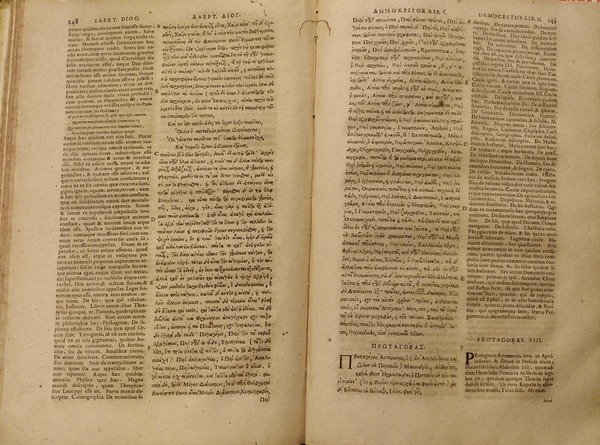 Laertiou Diogenous peri bion dogmaton kai apophthegmaton ton en philosophia …