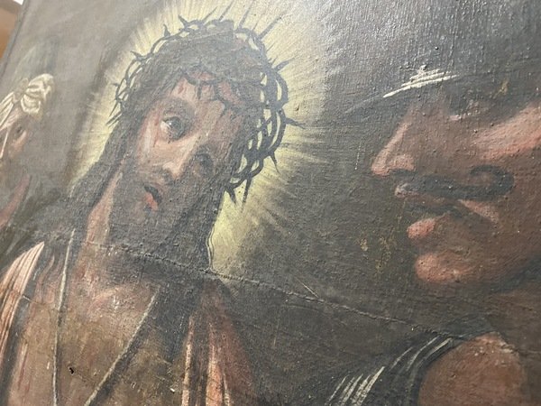 ECCE HOMO. Gesù Cristo condotto al supplizio tra un centurione …