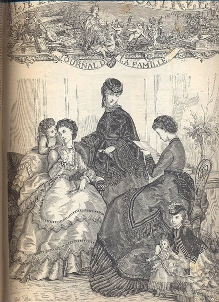 La Mode illustree. Journal de la famille. Contenant les dessins …