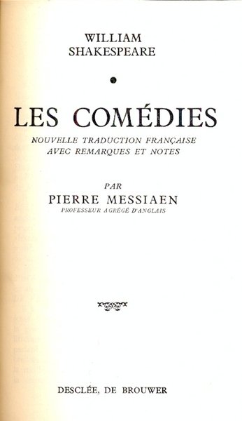 Les Comedies. Nouvelle traduction Francaise avec remarques et notes par … | Immagine principale