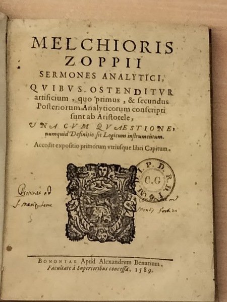 Sermones Analytici, quibus ostenditur artificium, quo primus, & secundus Posteriorum …