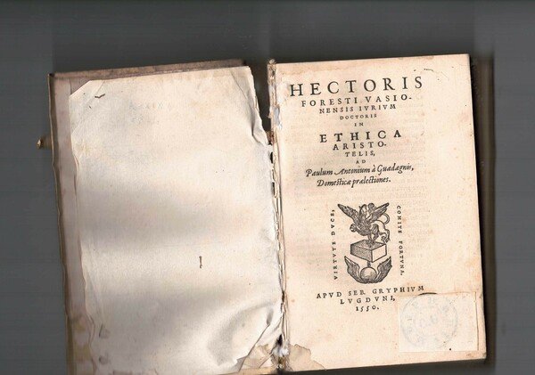Ethica Aristotelis, ad Paulum Antonium à Guadagnis, Domesticae praelectiones. Quintum …