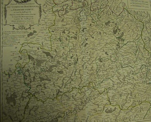 Partie Septentrionale du Comte de Bourgogne ou Franche-Comtè, où sont …