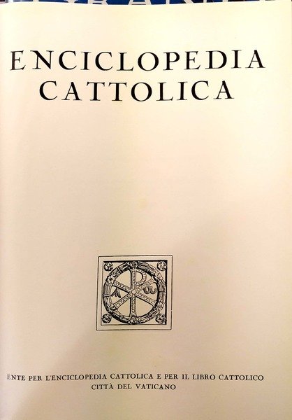 Enciclopedia Cattolica.