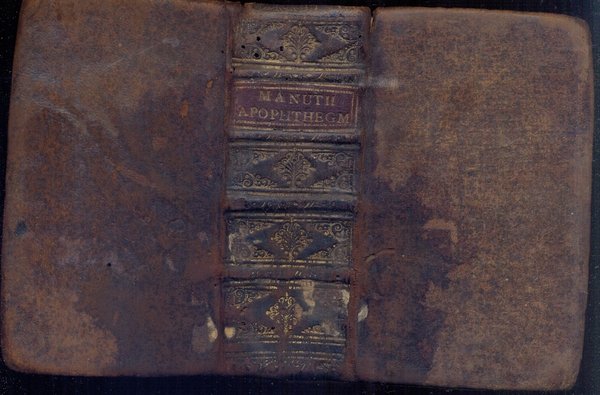 Apophthegmatum ex Optimis Utrisque Lingae Scriptoribus. Libri IIX. Paulli Manutii …