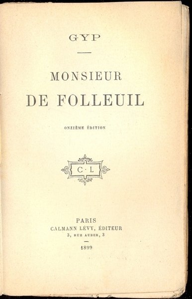 Monsieur de folleuil.