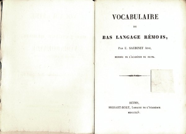 Vocabulaire du bas langagerémo is.