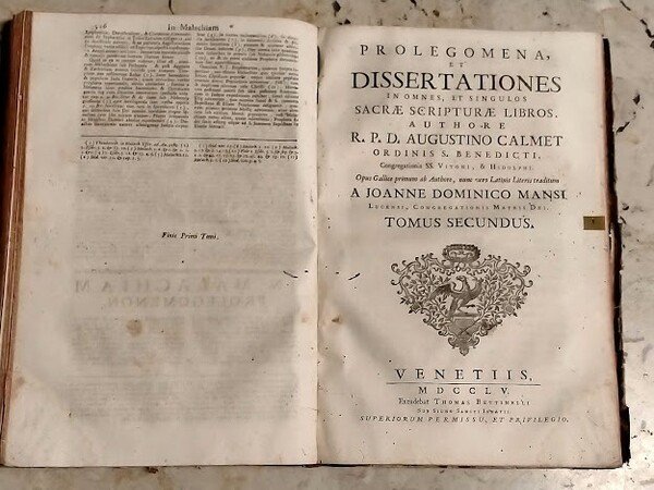 Prolegomena, et Dissertationes in Omnes, et Singulos Sacrae Scripturae Libros. …