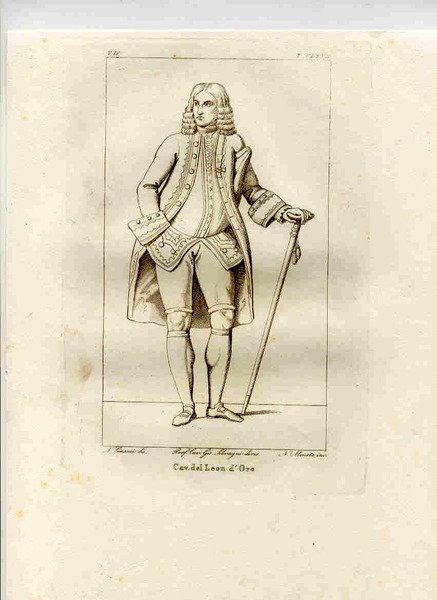 Cav. del Leon d'Oro.