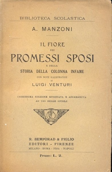 Il fiore dei Promessi Sposi e della storia della Colonna …