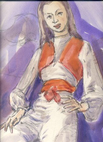 Adriana in costume arabo. | Immagine Gallery 2