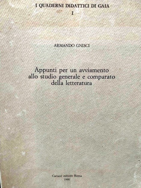 Appunti per un avviamento allo studio generale e comparato della …