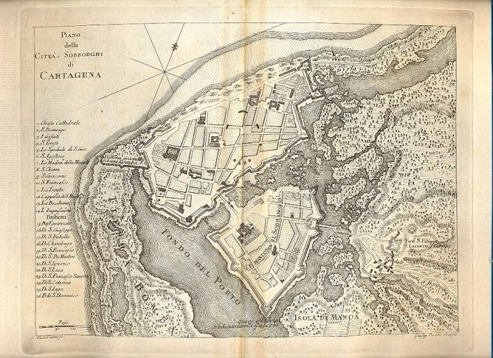 Atlante dell'America contenente le migliori carte geografiche: Piano della città …