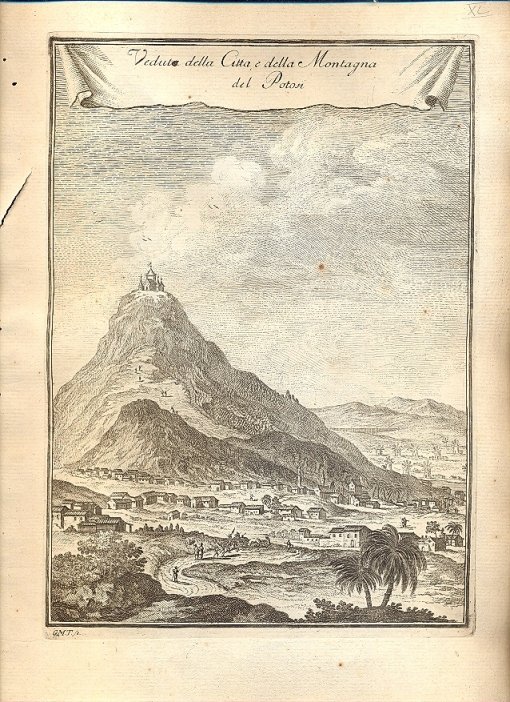 Atlante dell'America contenente le migliori carte geografiche: Veduta della città …