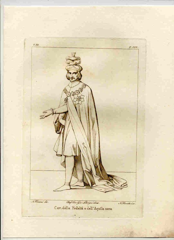 Cav. della Fedeltà o dell'Aquila nera.