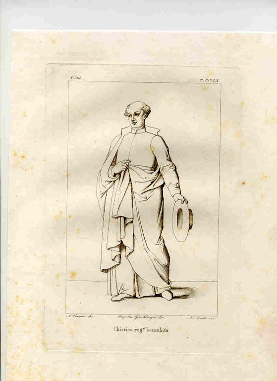 Chierico reg.e bernabita.