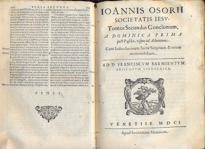 Concionum. Cum Indice locorum Sacrae Scripturae, & rerum memorabilium.