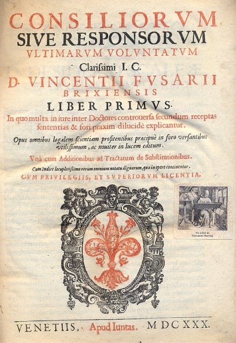Consiliorum sive responsorum ultimarum voluntatum. In quo multa in iure …