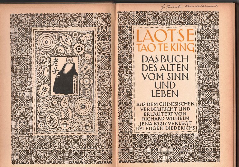 Das buch des alten vom Sinn und Leben.