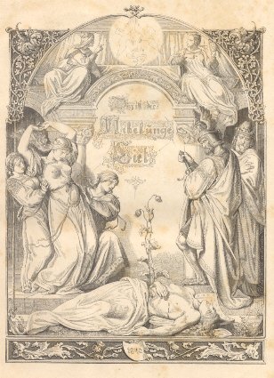 Das Nibelungenlied. Ubersetzer von Marbach. Mit Holzschnitten nach Originalzeichnungen von …