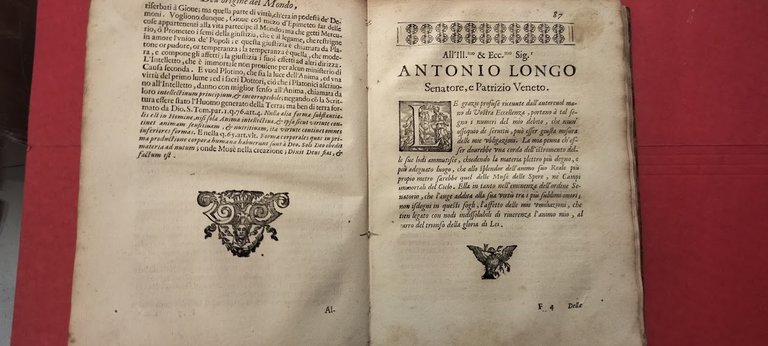 Dell'origine del Mondo, cioè de' principii delle cose. Nella quale …