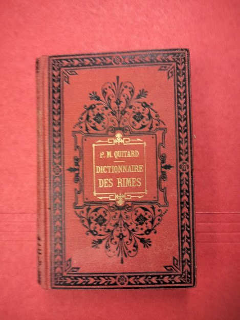 Dictionnaire des rimes, precede d'un traite complet de versification.