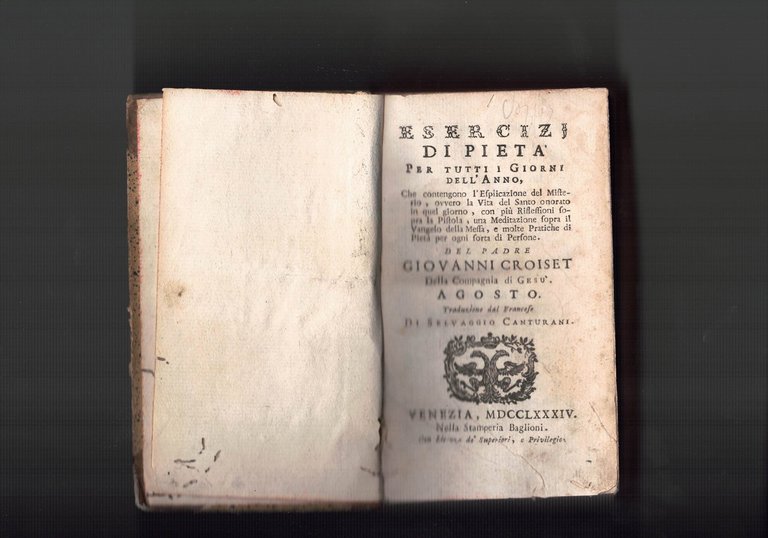 Esercizi di pietà per tutti i giorni dell'anno, che contengono …