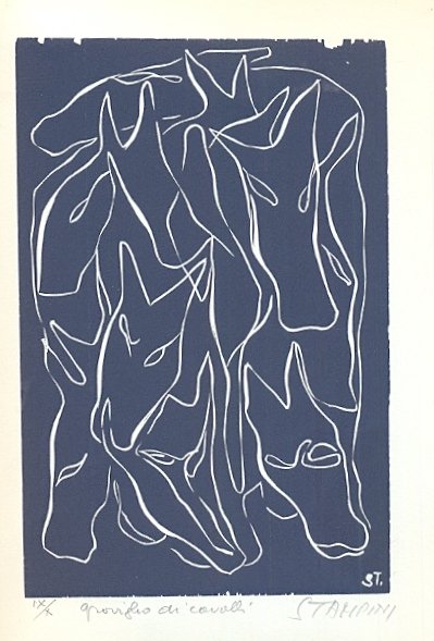 Groviglio di cavalli.