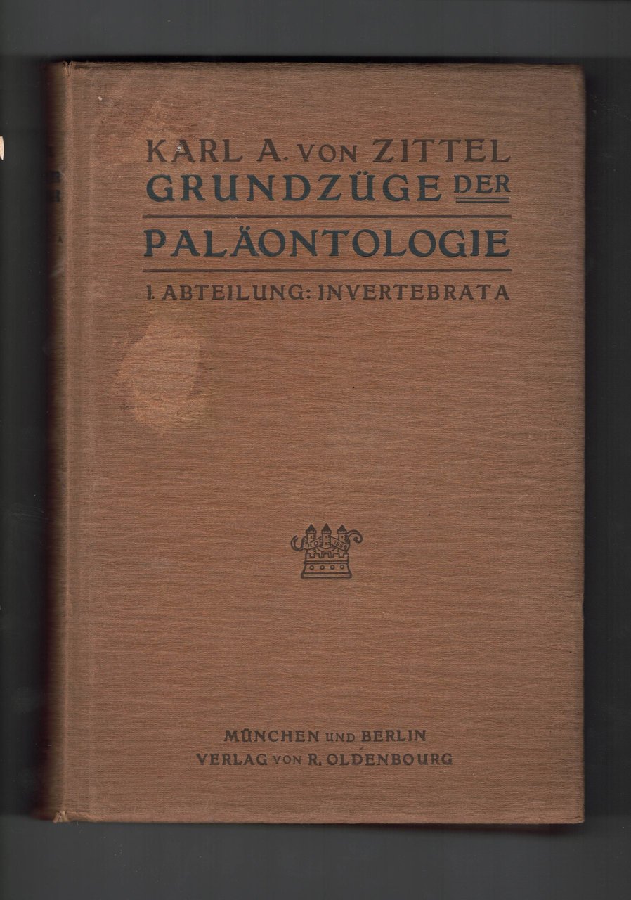 Grundzuge der Palaontologie 1° abteilung: INVERTEBRATA | Immagine principale