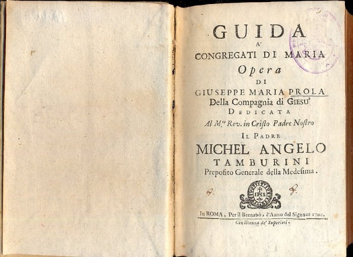 Guida a' Congregati di Maria. Opera dedicata al P. Michel … | Immagine Gallery 2