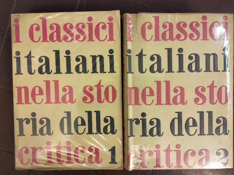 I classici italiani nella storia della critica.